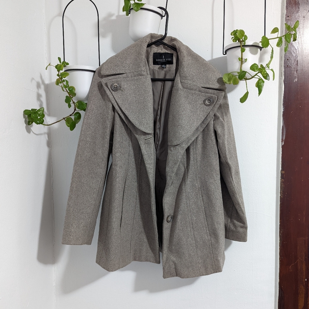 London Fog Collared Peacoat